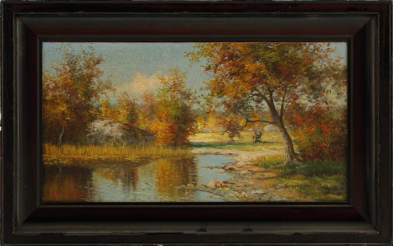 ANSHELM DAHL. oil on canvas, sign. Art - Paintings - Auctionet
