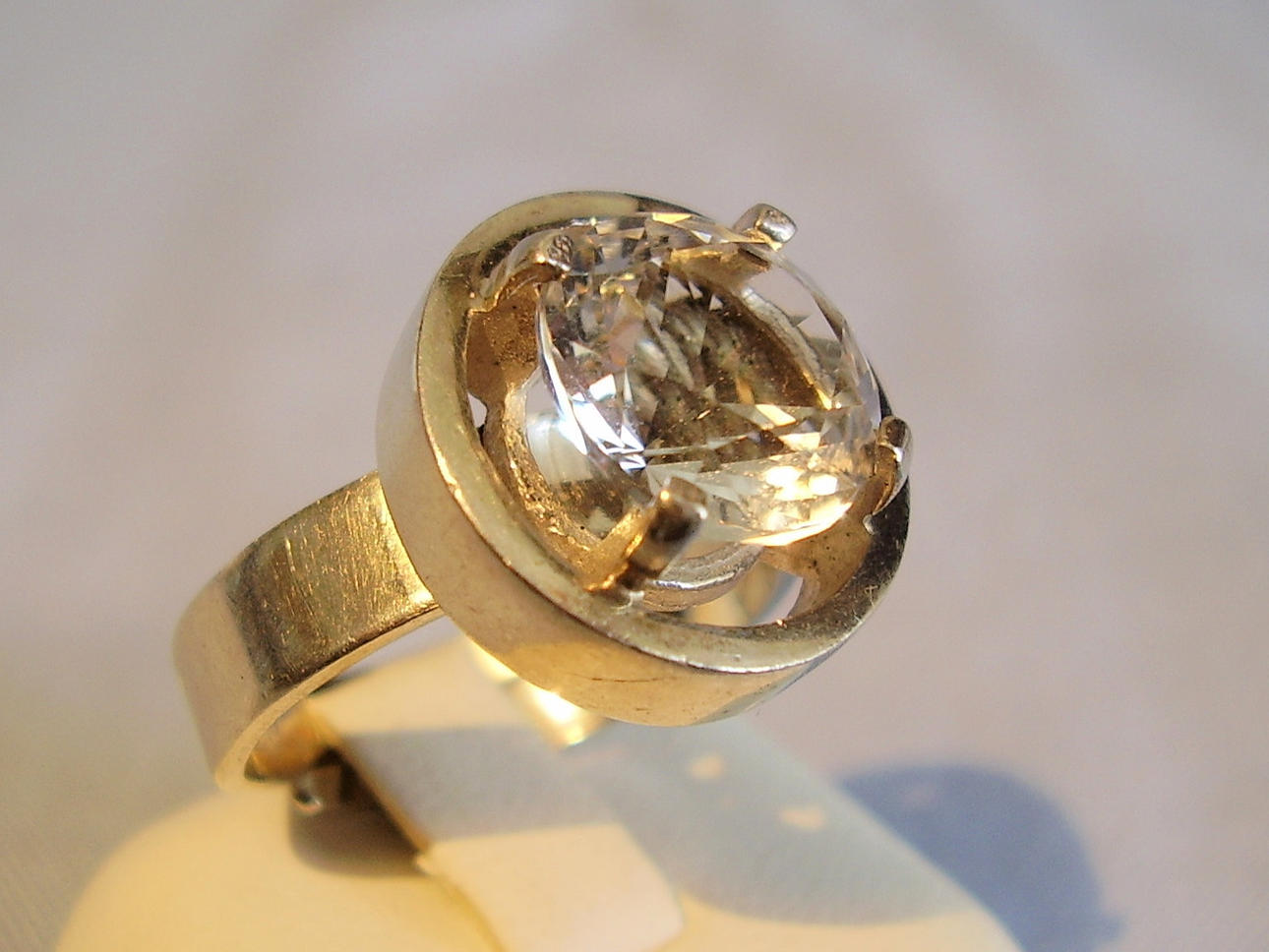 BENGT HALLBERG. Bergkristall Ring.