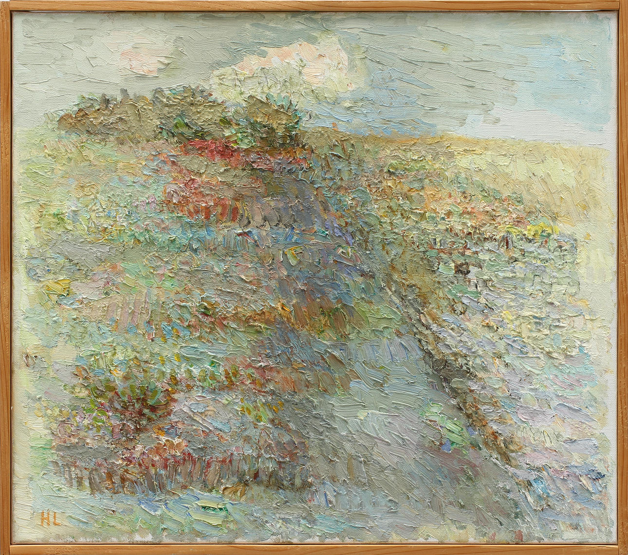 HUGO LÖFVING. Olja på duk, signerad H L.