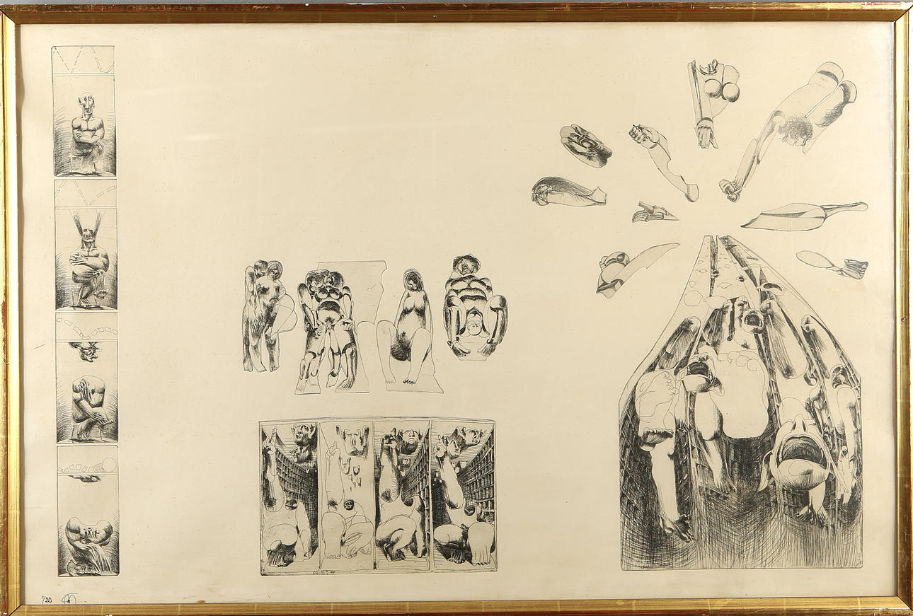 ULF RAMBERG. Etching, signed and numbered 1/20.