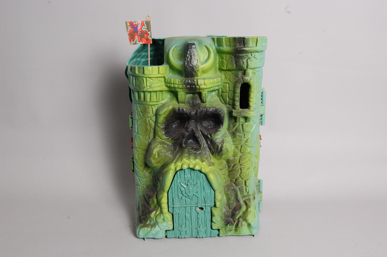 HEMAN CASTLE GREY SKULL, märkt Matell Ink 1981.