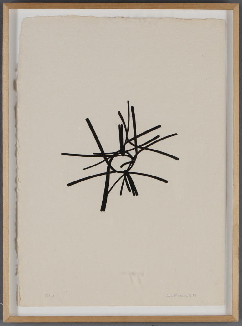 LARS ENGLUND. Komposition, grafiskt tryck, signerad och daterad 17/150.