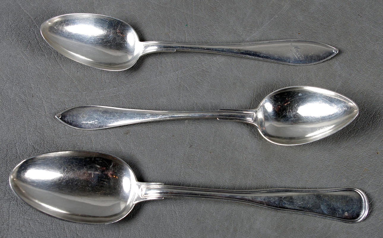 SKEDAR, 3 stycken, silver.