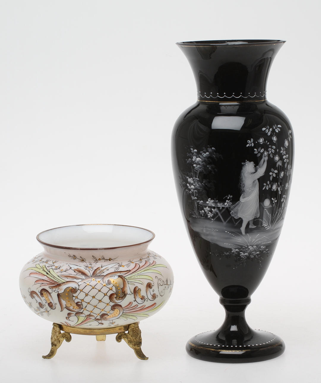 VAS samt SKÅL, glas, 1900-tal.