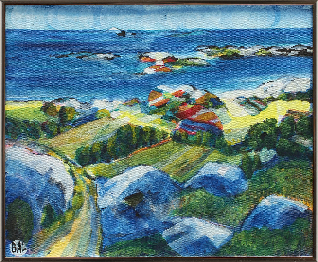 BENGT-ARNE LINDEROS. Olja på duk. Signerad.