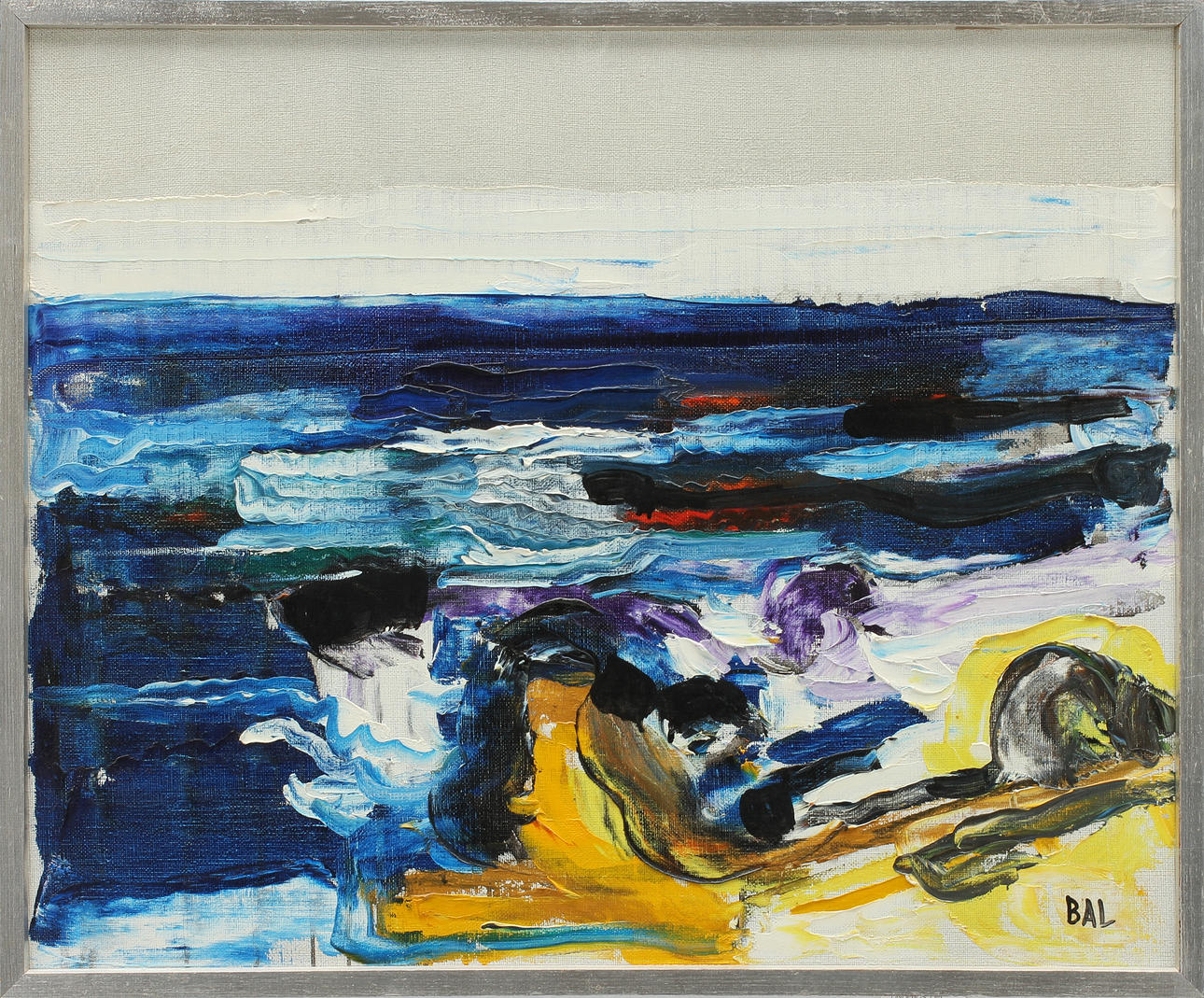 BENGT ARNE LINDEROS. Olja på duk, signerad BAL.