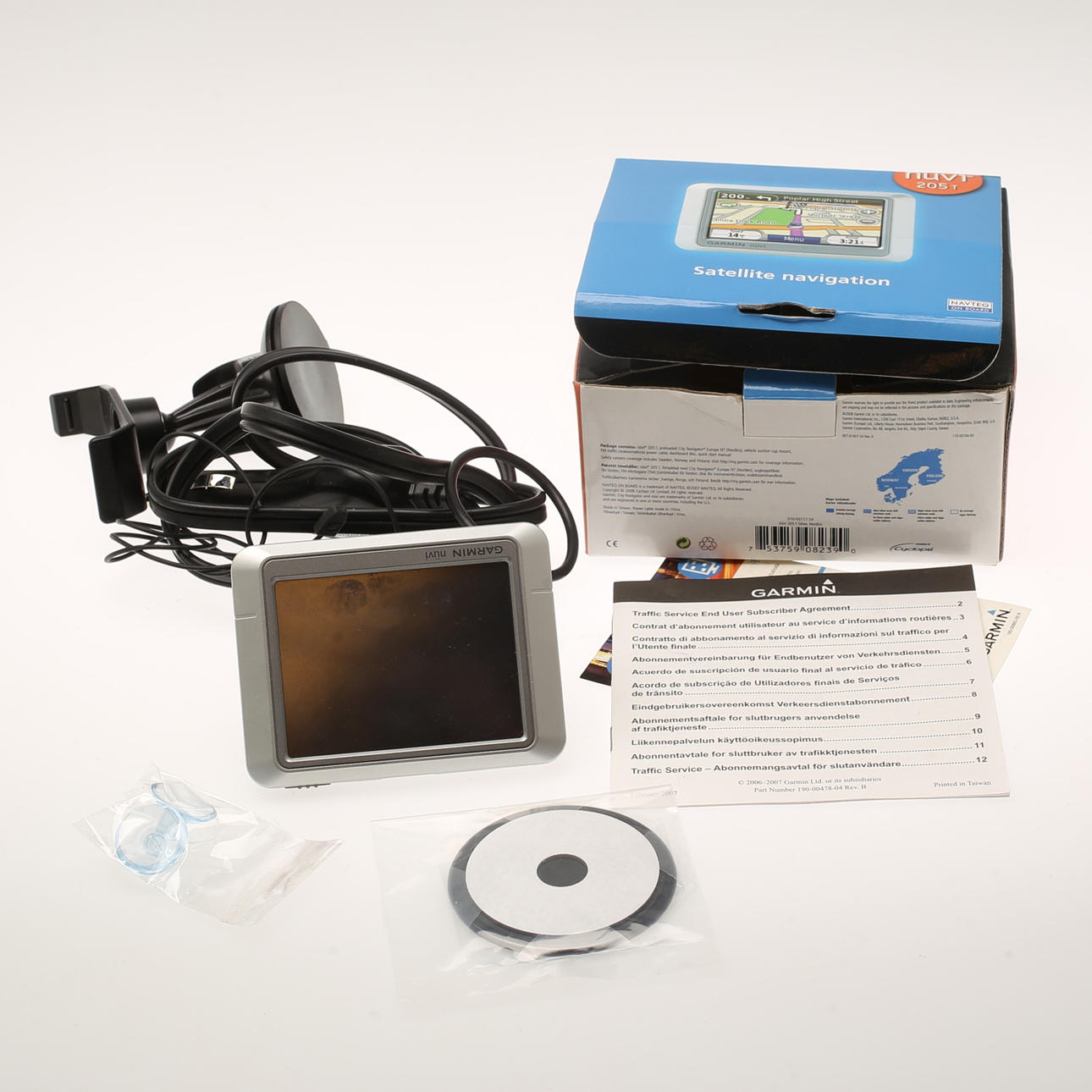 GPS, Garmin, Modell nüvi 205 T.