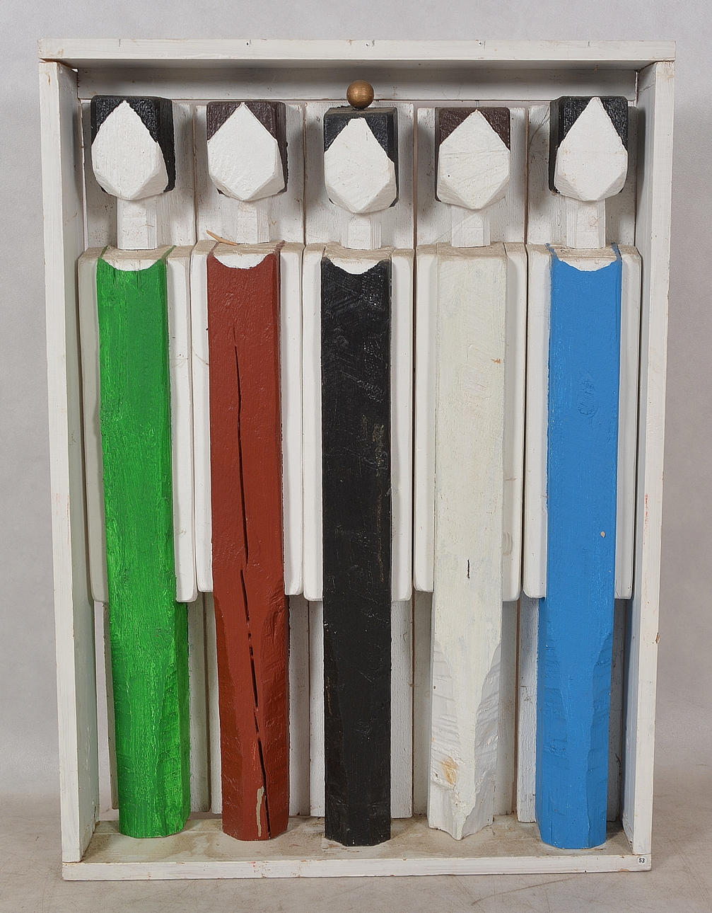 BJÖRN ROSENDAL. Träskulptur.