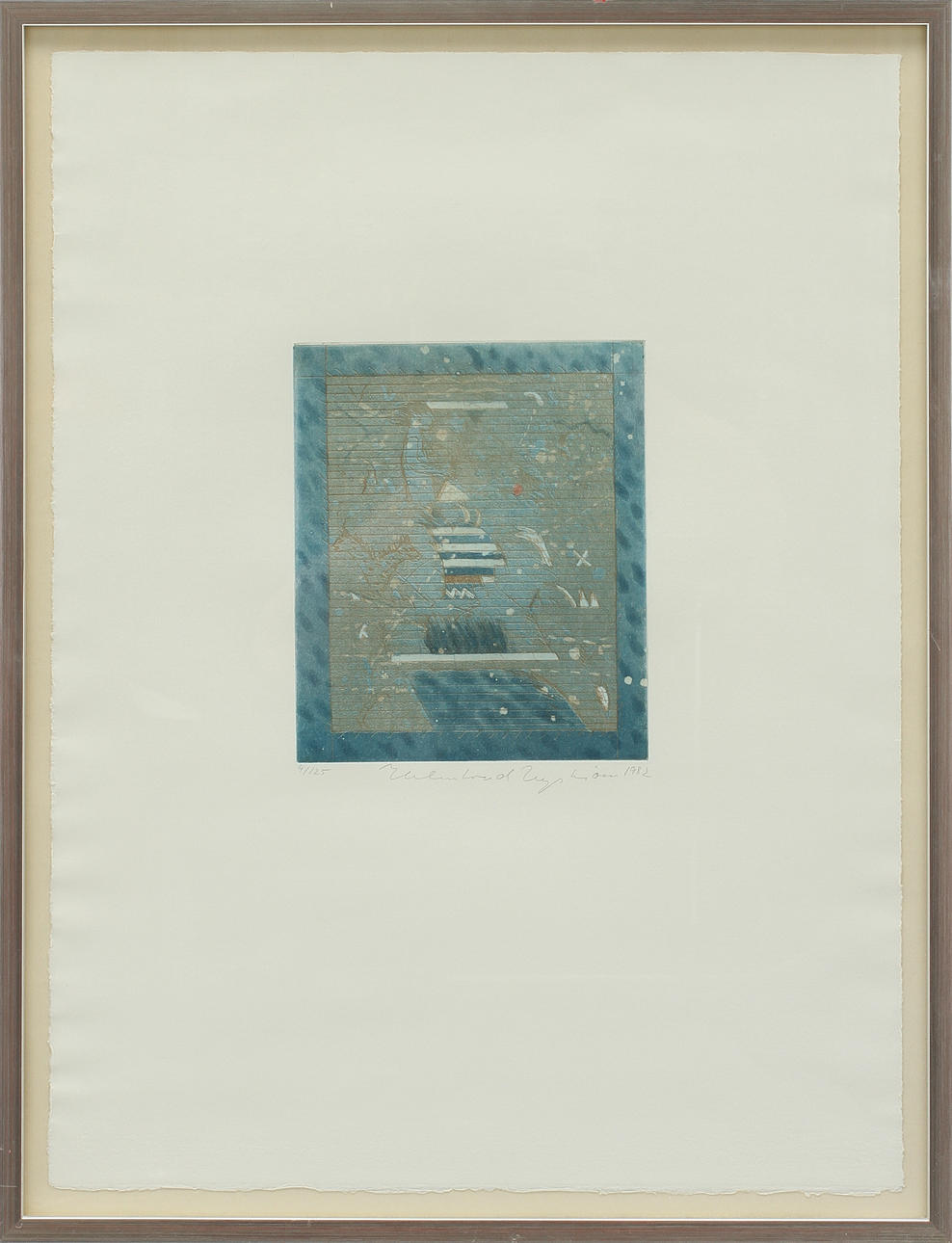 HELMTRUD NYSTRÖM. Litografi, signerad, numrerad 4/125 samt daterad 1982.