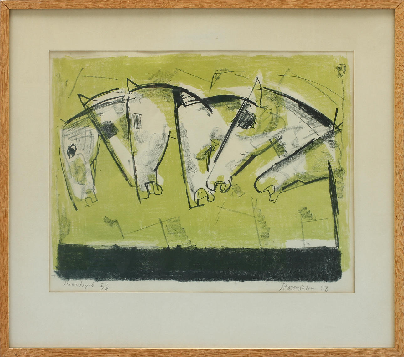 LENNART ROSENSOHN. Provtryck, signerad och numrerad I/II.