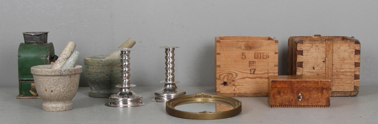 DIVERSE, 12 delar, 1800-1900-tal.