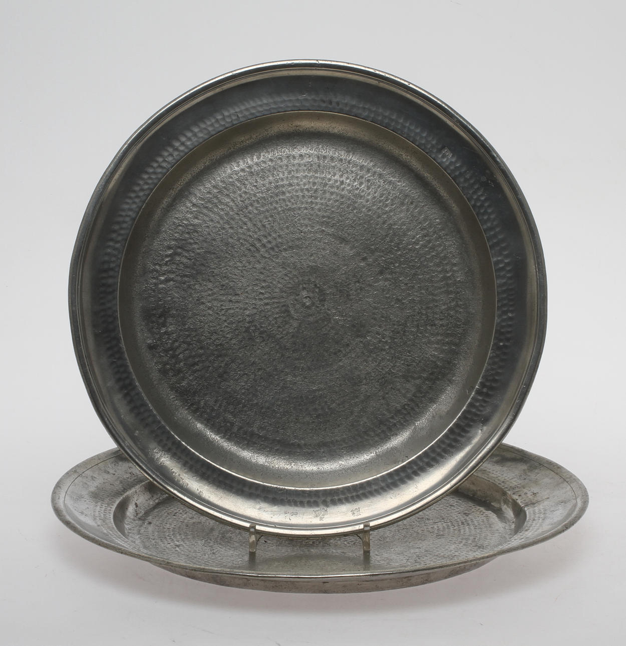 FAT, 2 st, tenn, Peter Gillman, Stockholm samt Martin Gustaf Moberg, Jönköping, 1700-tal.