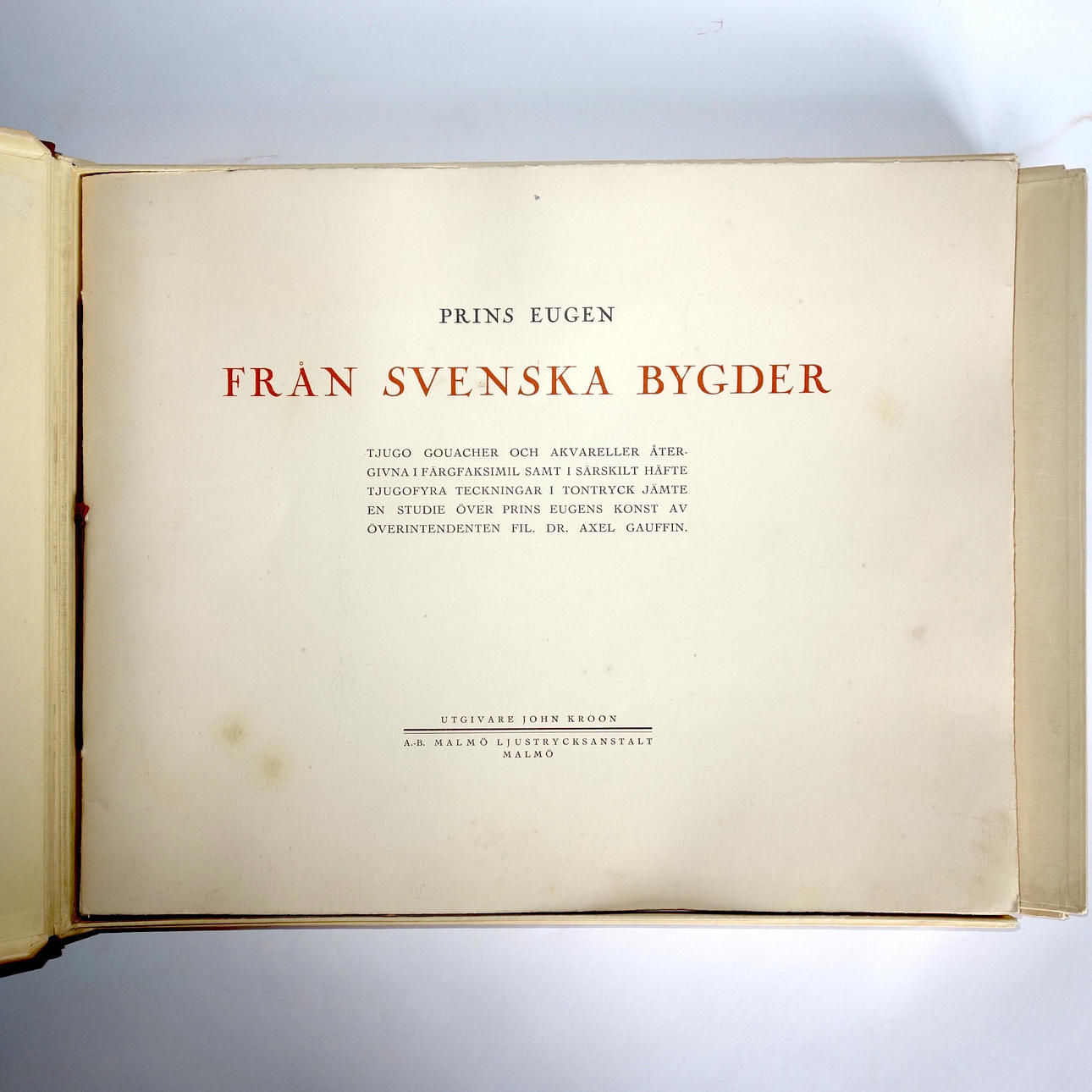 PRINS EUGEN, (1865-1947).