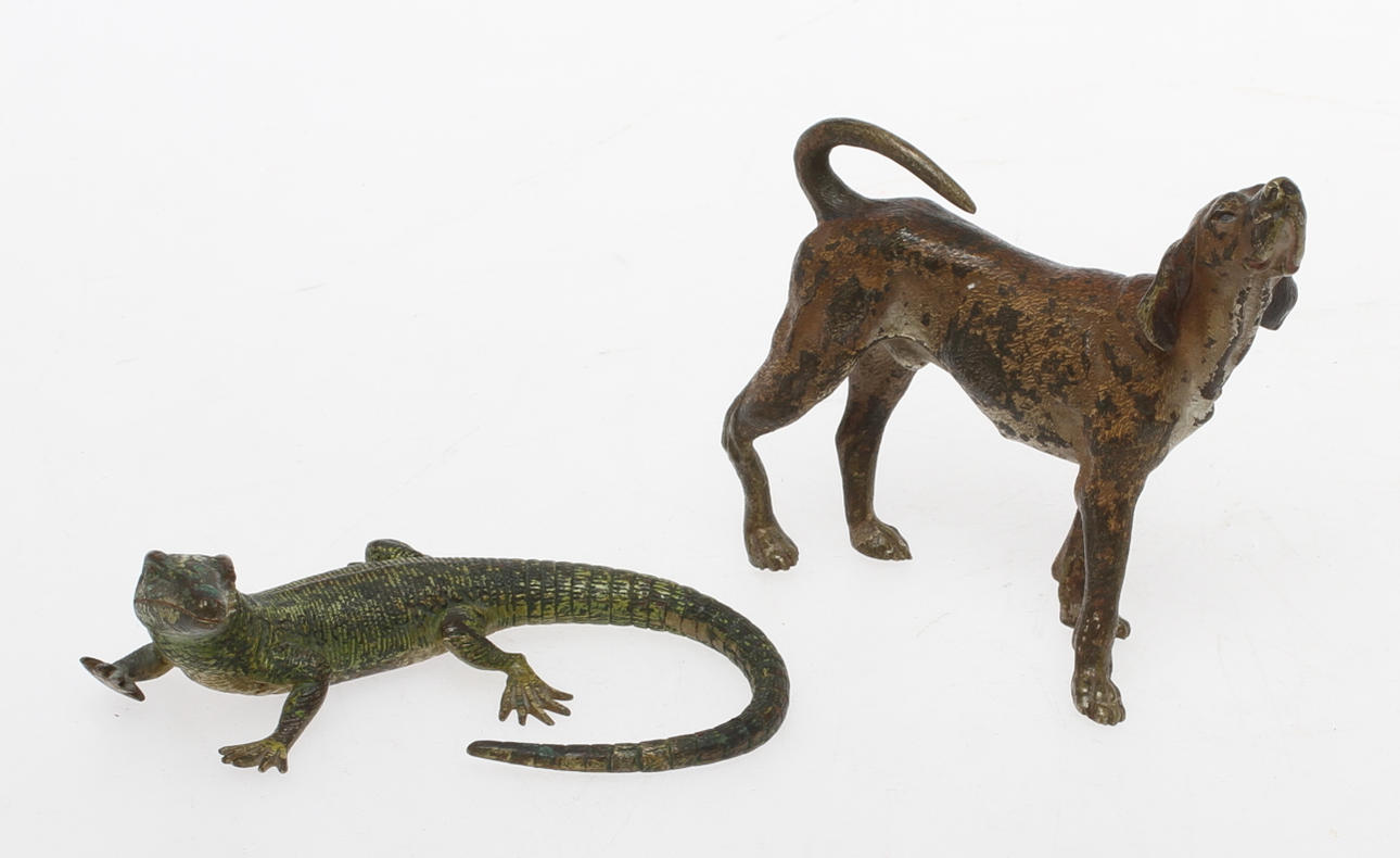 FIGURINER, sk Wienerbronser, omkring 1900.