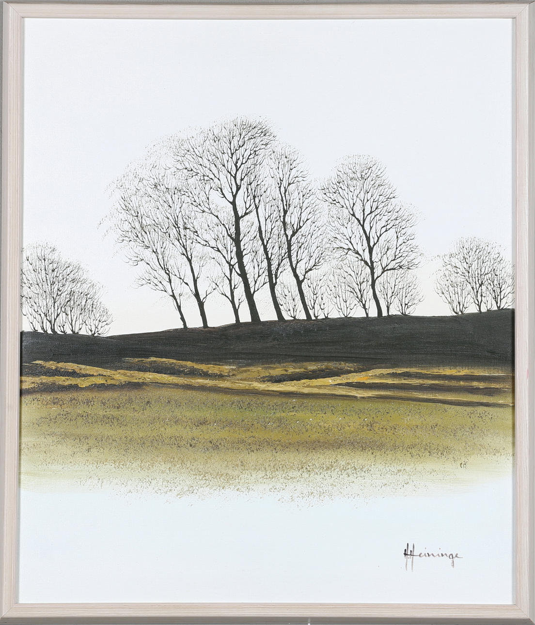 HELLE HEININGE. olja på duk, signerad.