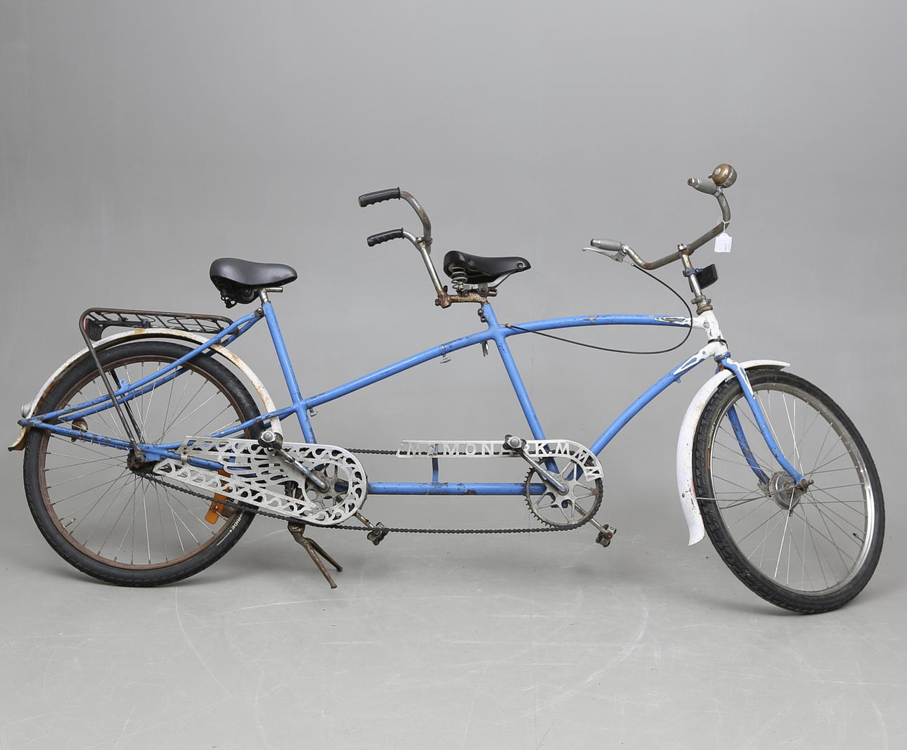 A 20th century Monarch tandem bicycle.