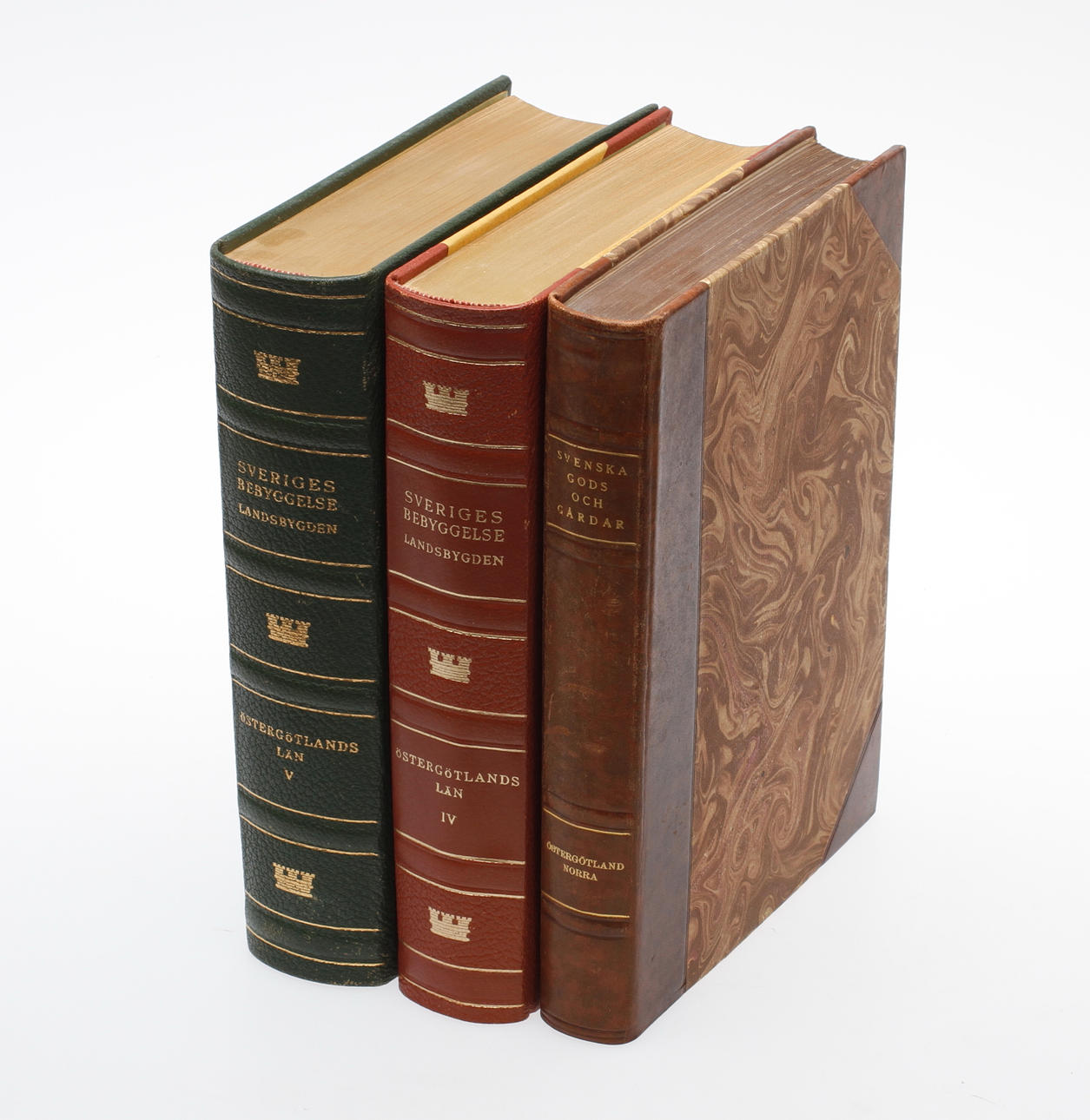 BÖCKER, 3 st, Östergötland.