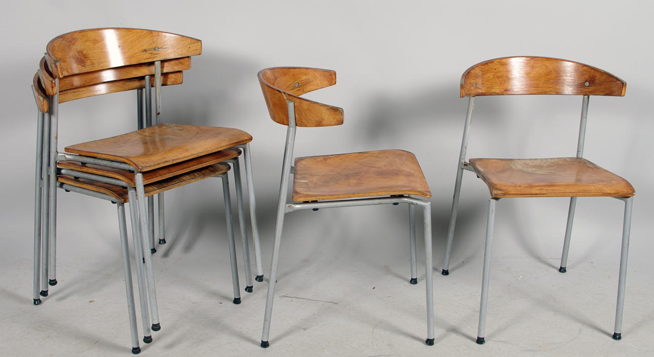 STOLAR, 5 stycken stapelbara.