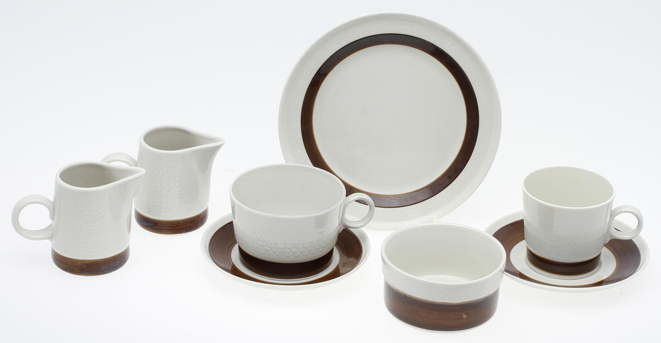 KAFFESERVIS, 40 delar, "Forma" Olle Alberius, Rörstrand.