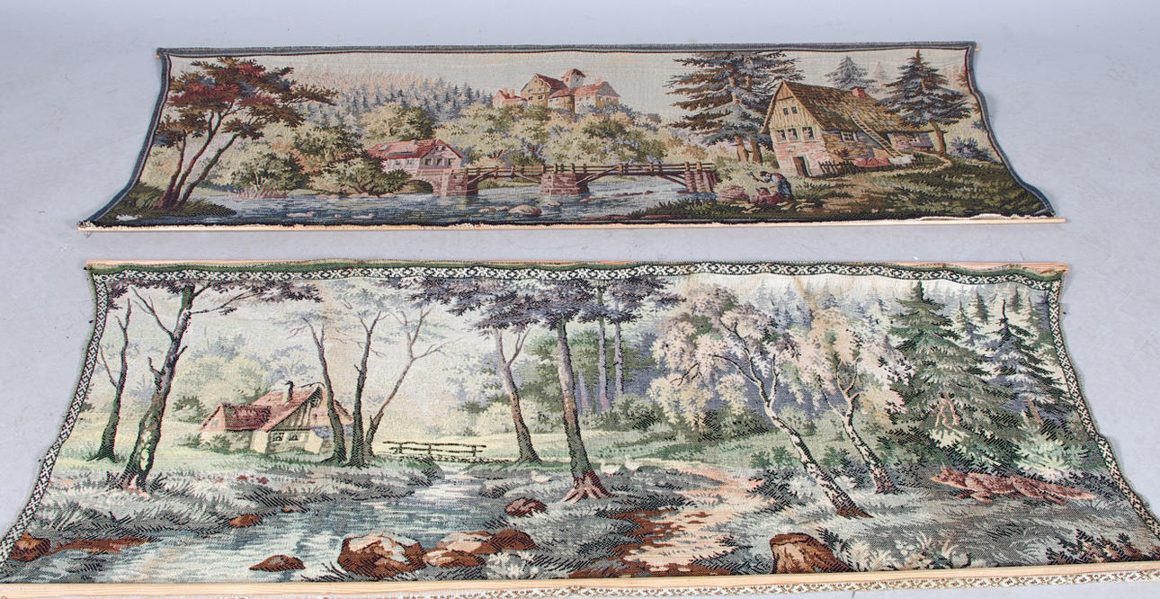 VÄGGBONADER, 4 stycken, 1900-tal.