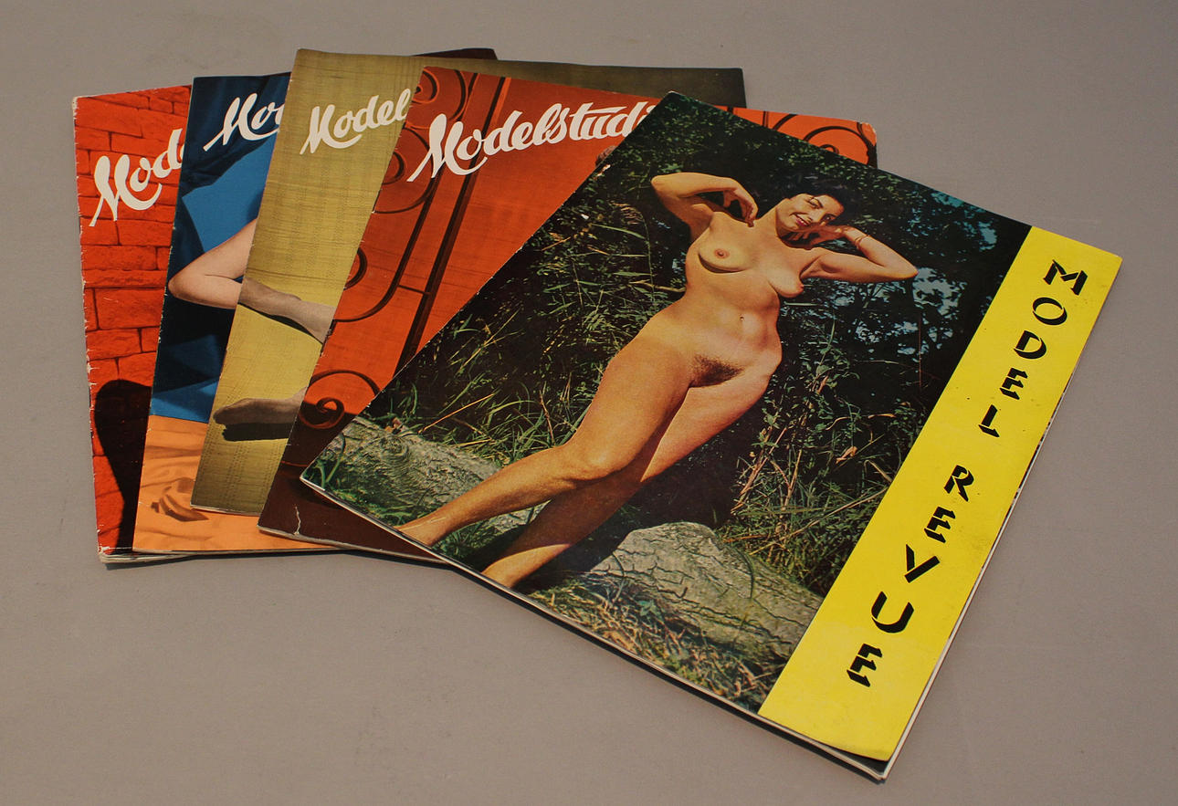 PARTI EROTICA (5). Bl a Model Revue och Modelstudier (Eldorado), 1950-tal.