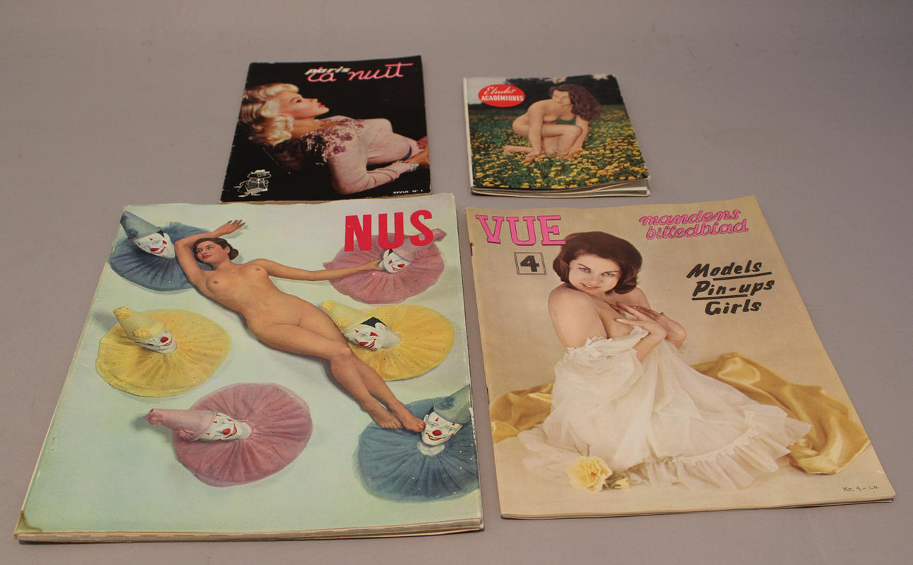 PARTI EROTICA (4). Bl a NUS, Etudes Académiques, La nuit Paris, Vue. 1950/60-tal.