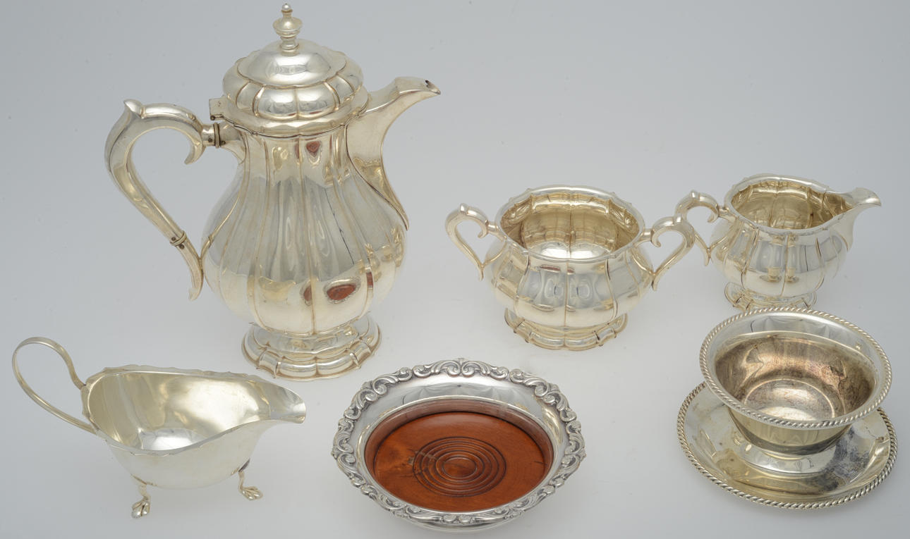 PARTI VITMETALL, 6 st, 1900-tal.