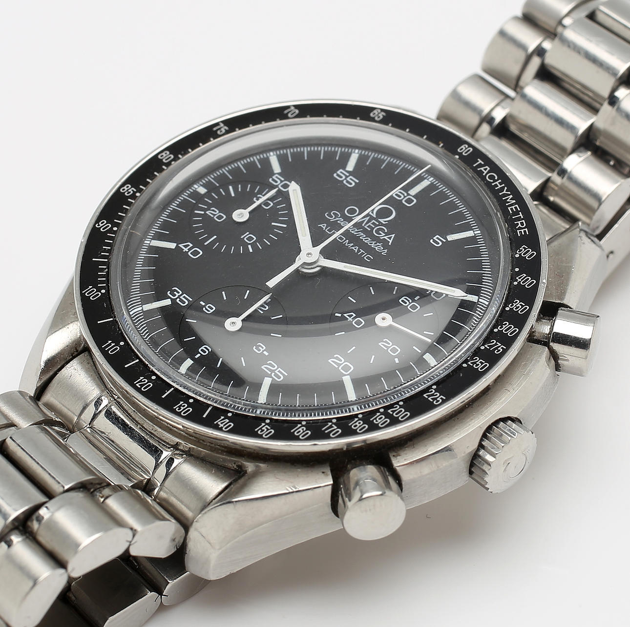 RELOJ, acero, Omega Speedmaster, Taquímetro.