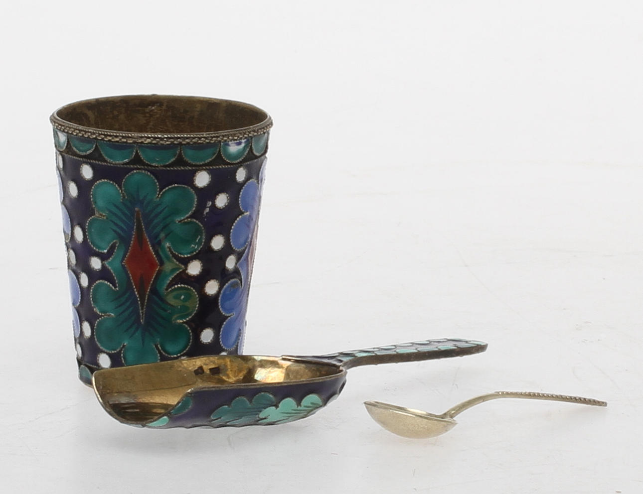 BÄGARE, SKEDAR, 3 st, silver, Ryssland.