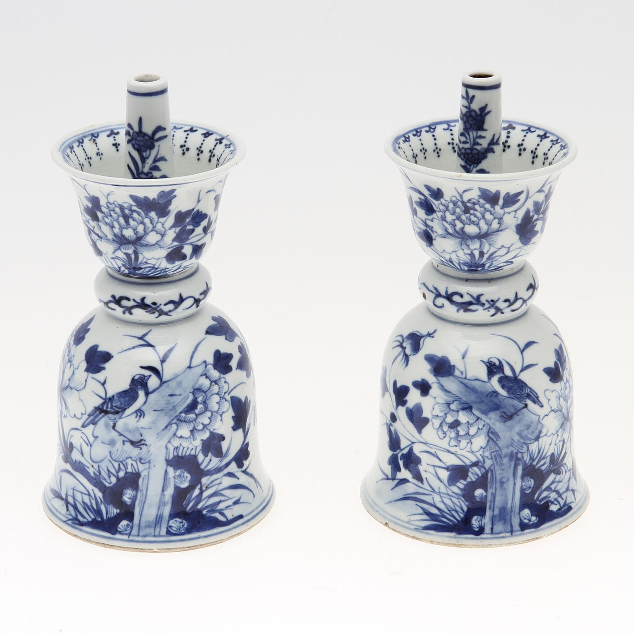 OLJELAMPOR, 1 par, Kina, 1800-tal.