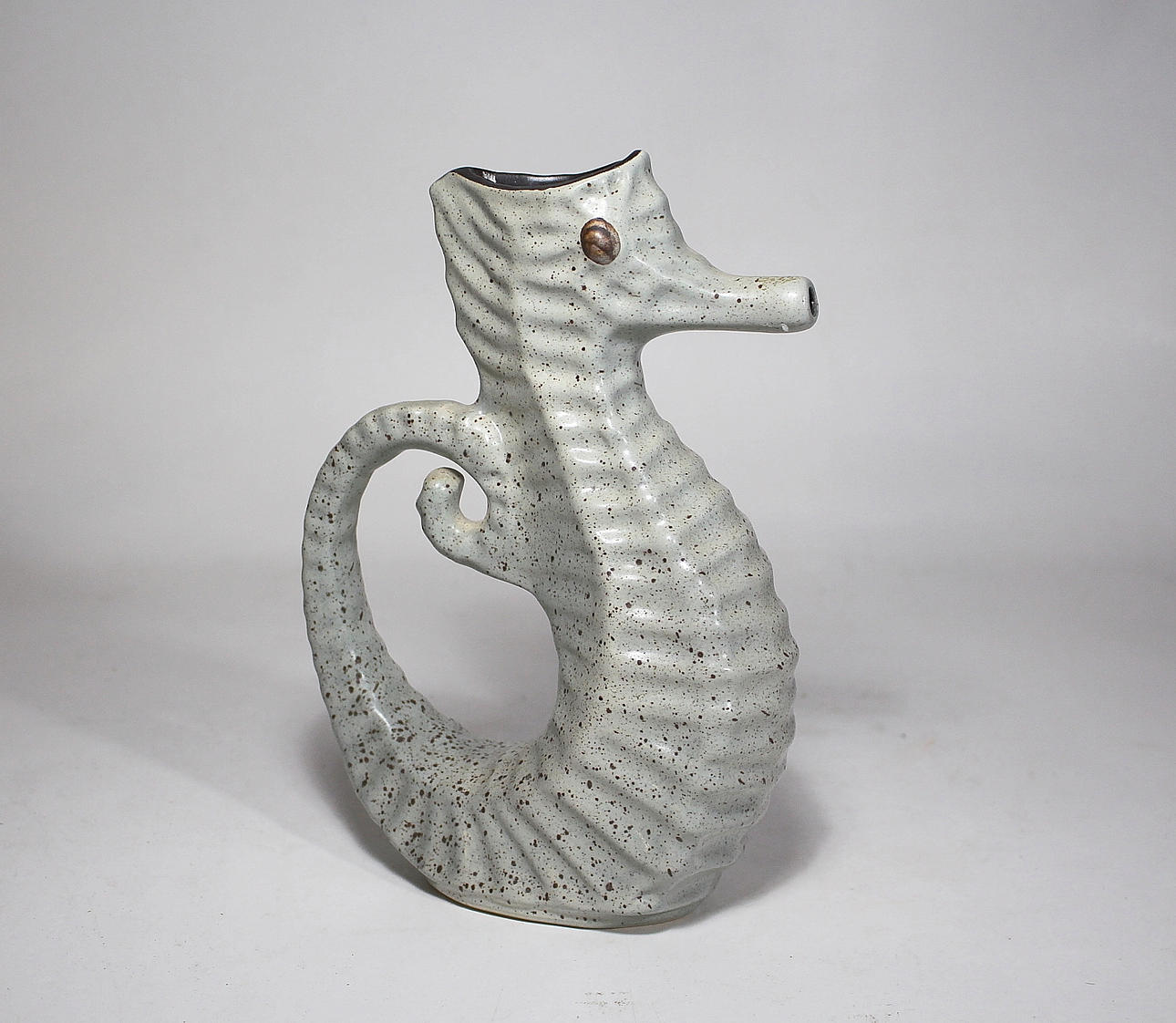 JARRA, cerámica, "caballito de mar".