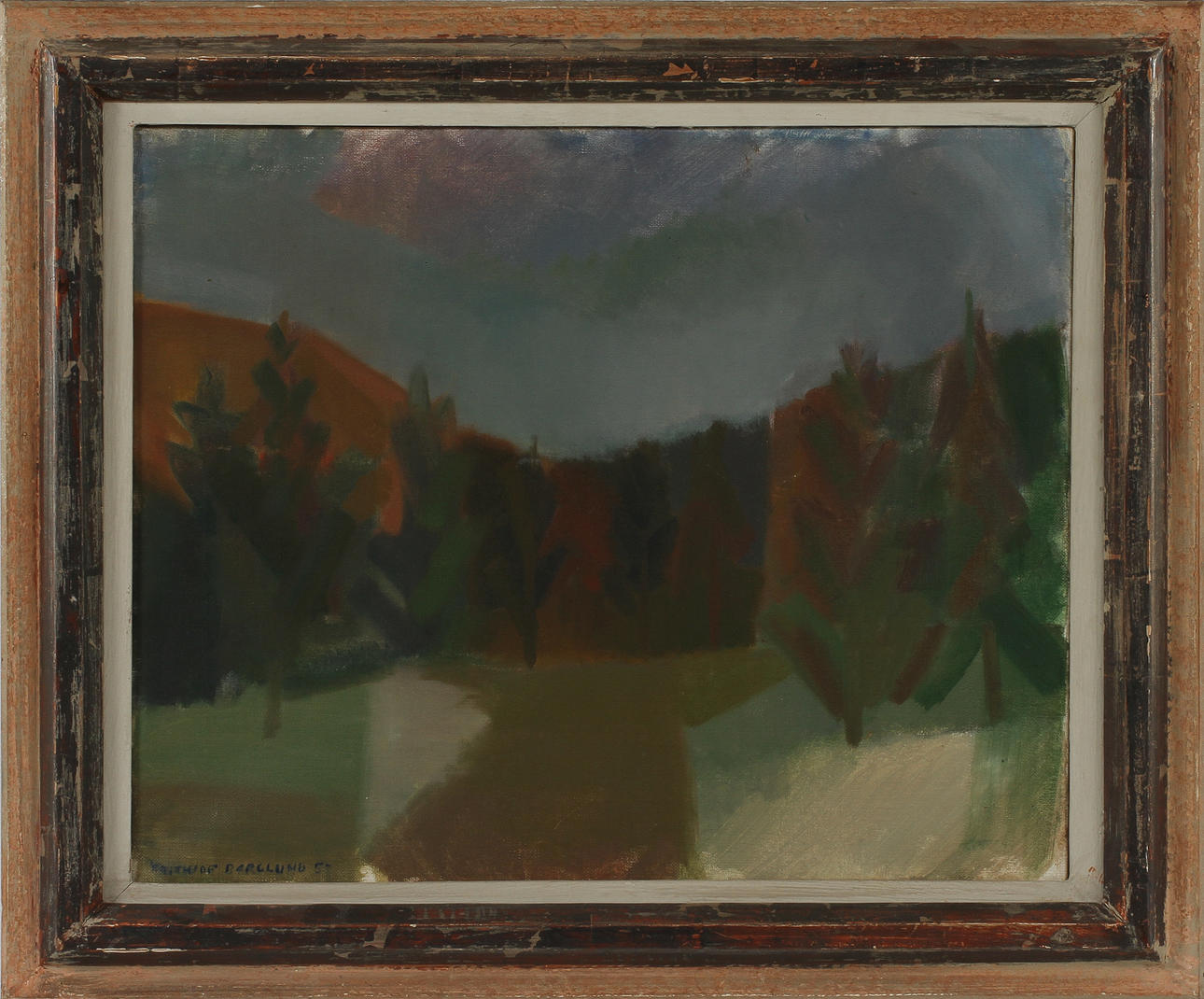 FRITIOF BERGLUND, olja på duk, sign o dat -53.