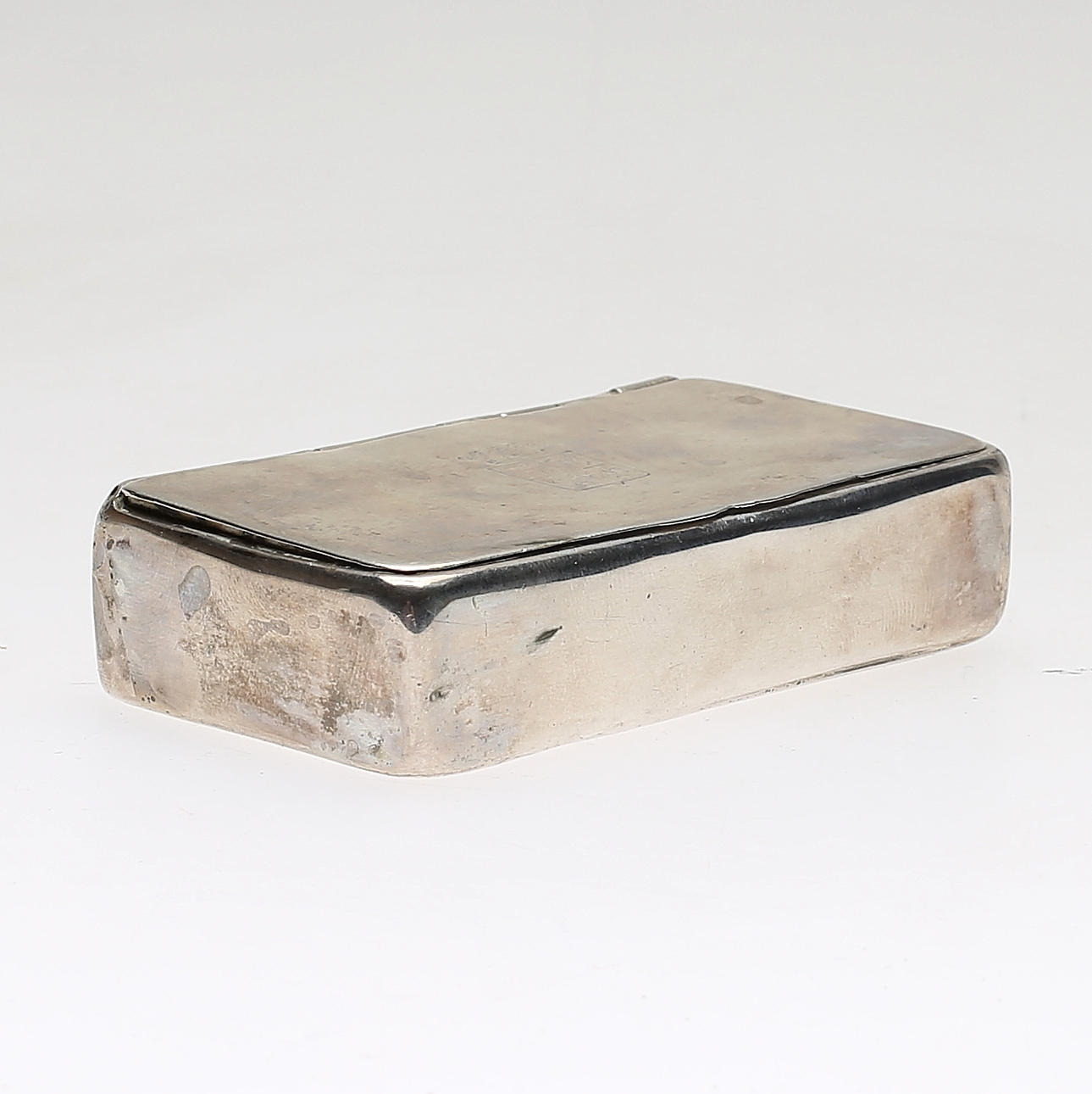BOX, silver, 1860s. Total weight approx. 82 g.