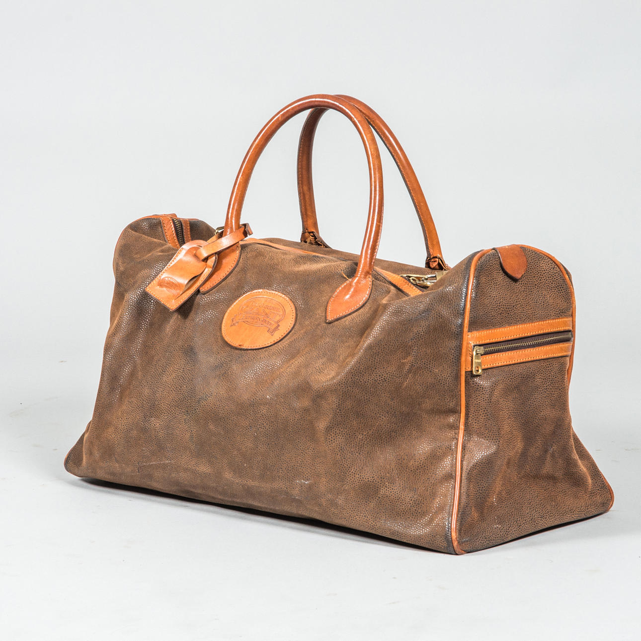 WEEKEND BAG, brown leather, Gant.