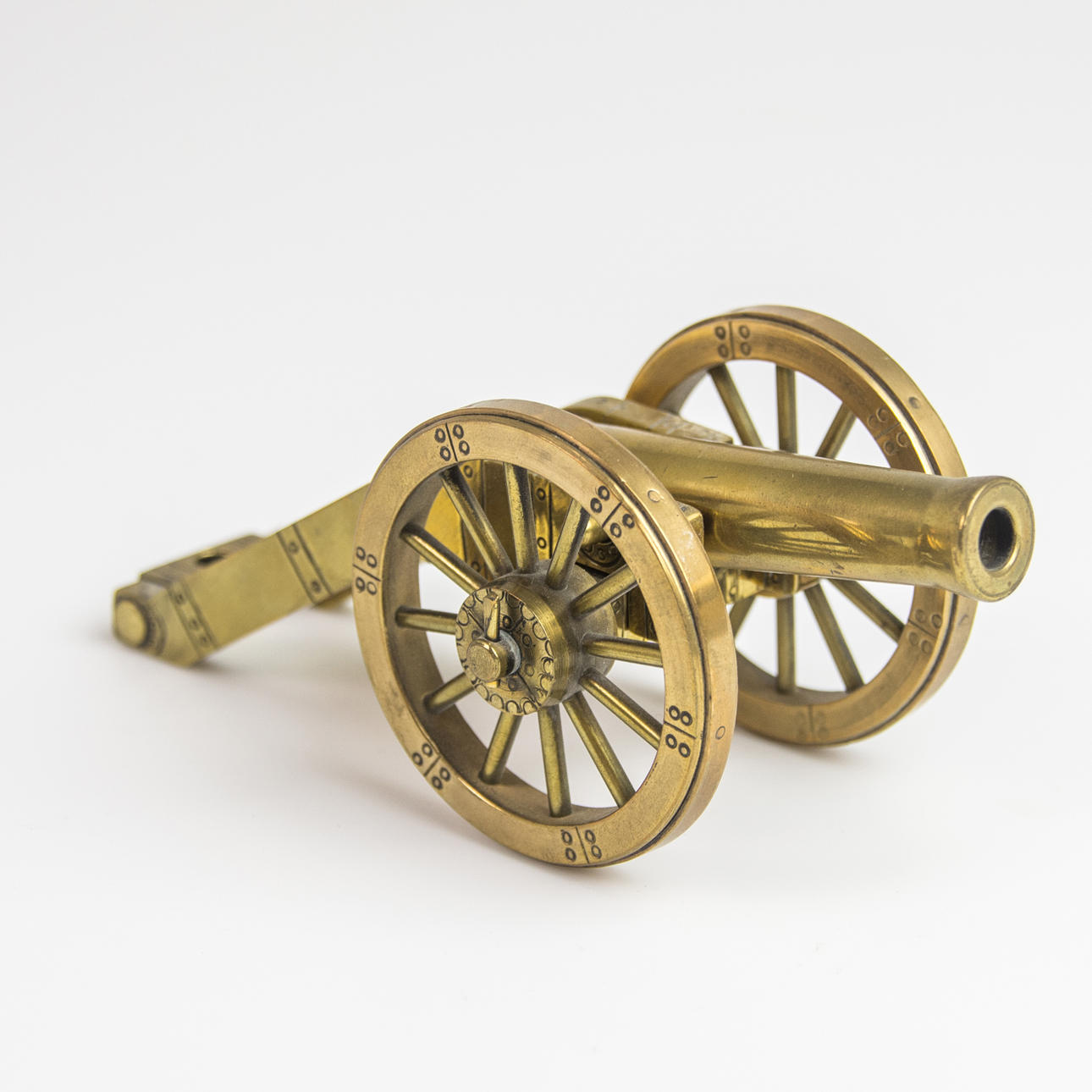 ZIERKANONE, Messing, 20. Jahrhundert.