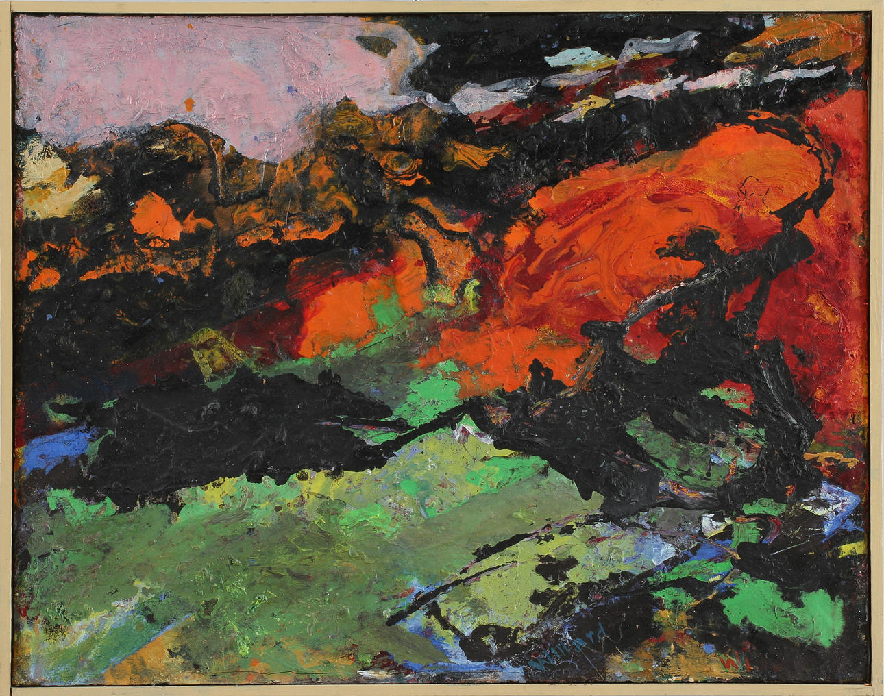 WILLIARD LIND. olja på duk, sign.