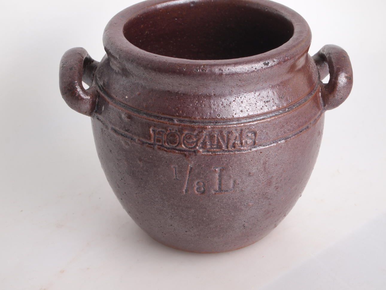 KRUKA HÖGANÄS 1/8 LITER.