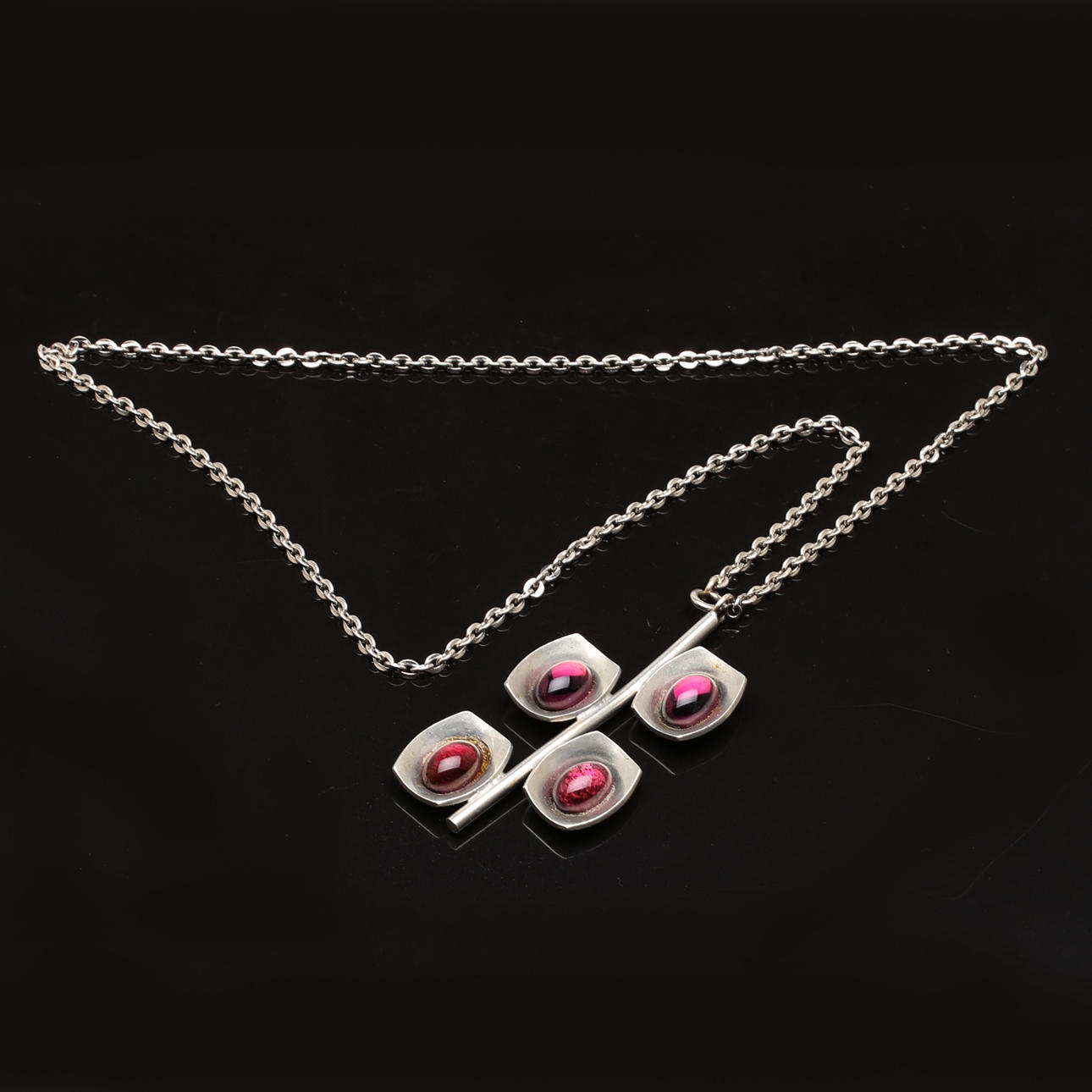 PENDANT, pewter, Jørgen Jensen, Pewter, Denmark, mid 20th century 