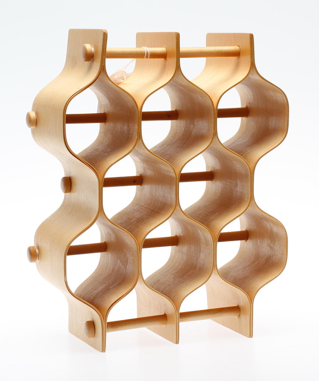 FLASKSTÄLL, björk, design Torsten Johansson för AB Formträ.