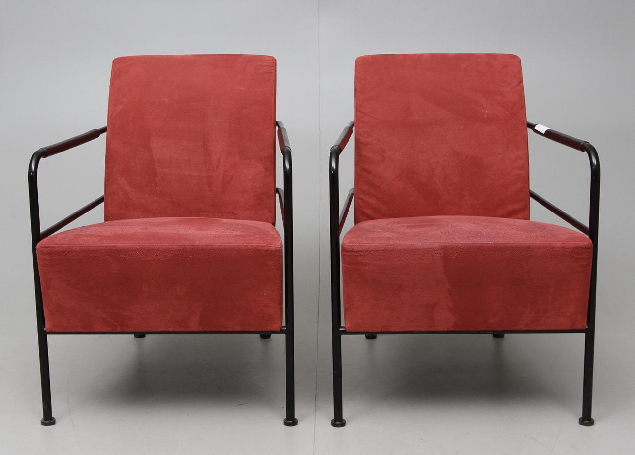 FÅTÖLJER, ett par, "Cinema", Gunilla Allard. Märkt Lammhults 1997.