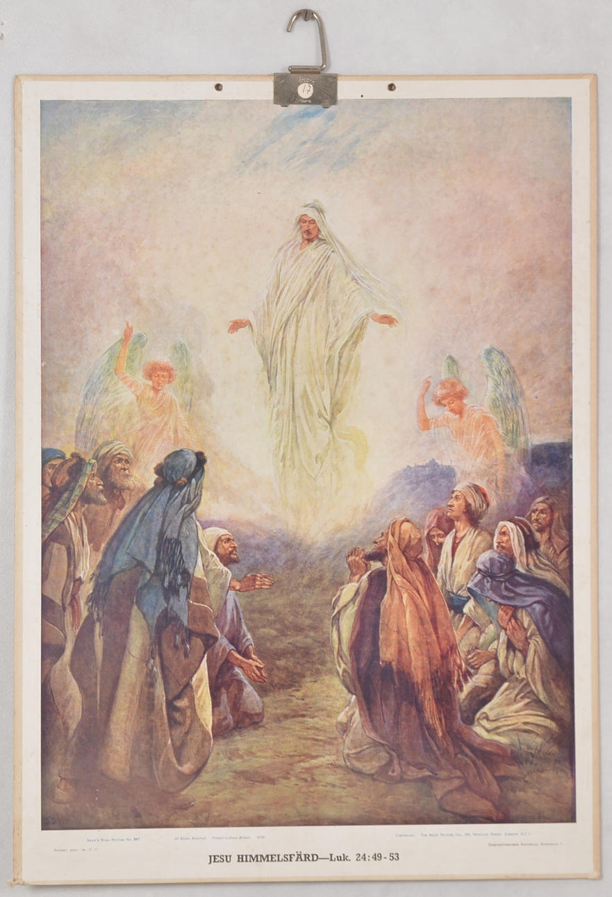 SKOLPLANSCH, "Jesu Himmelsfärd-Luk".