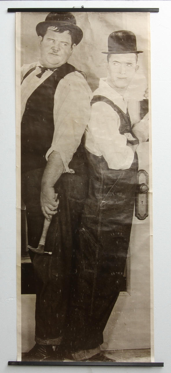 AFFISCH, "Helan och Halvan".