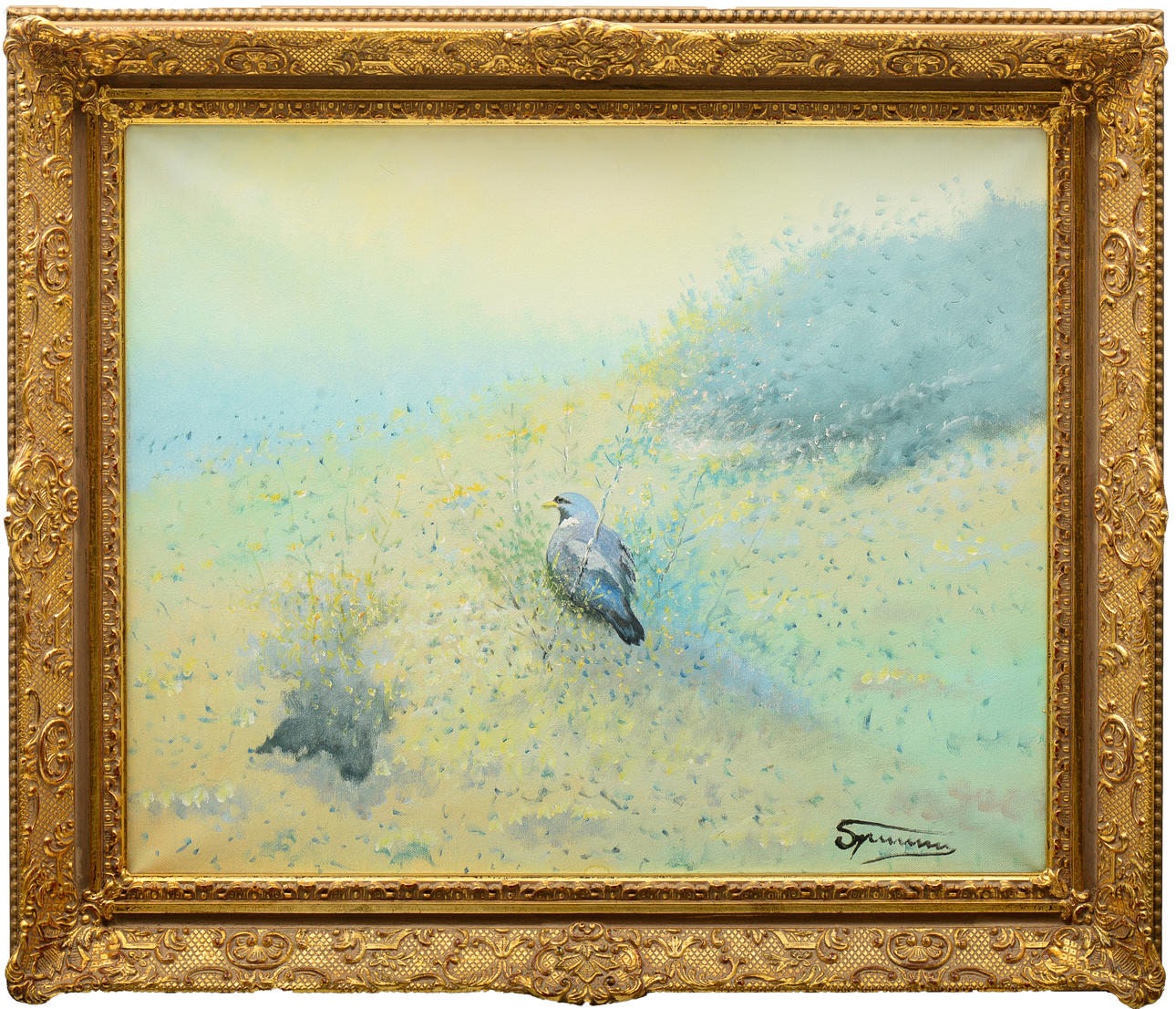 BENGT SPARRING. Olja på duk, signerad.