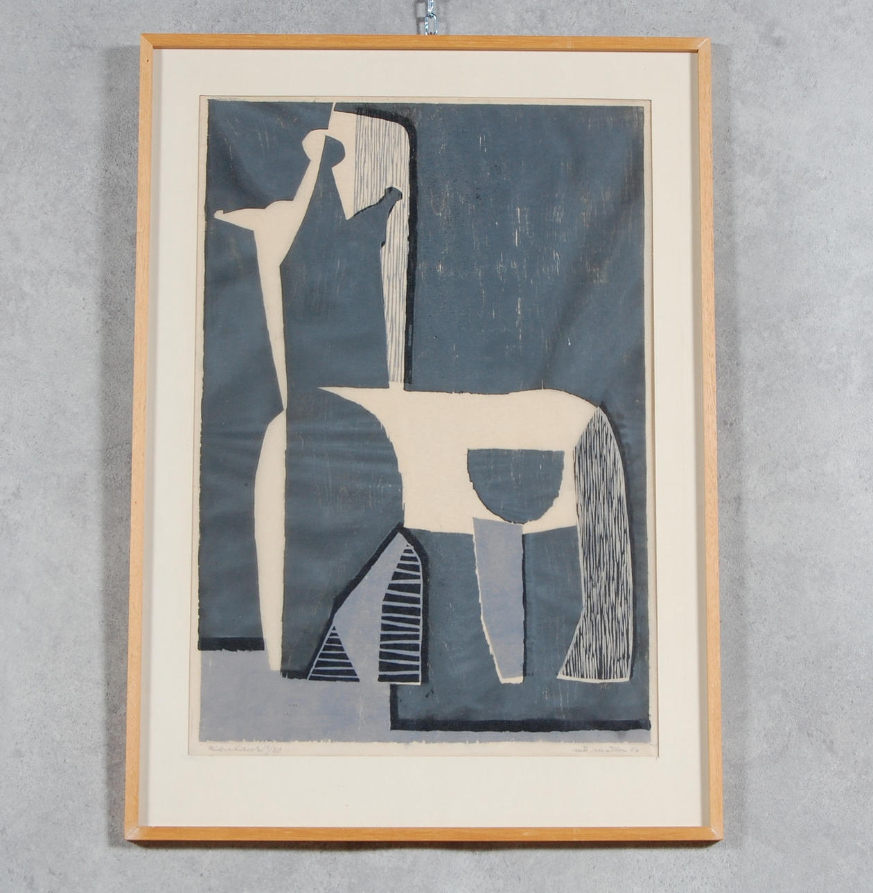 NILS MÖLLER. träsnitt, signerad, numrerad 18/20.