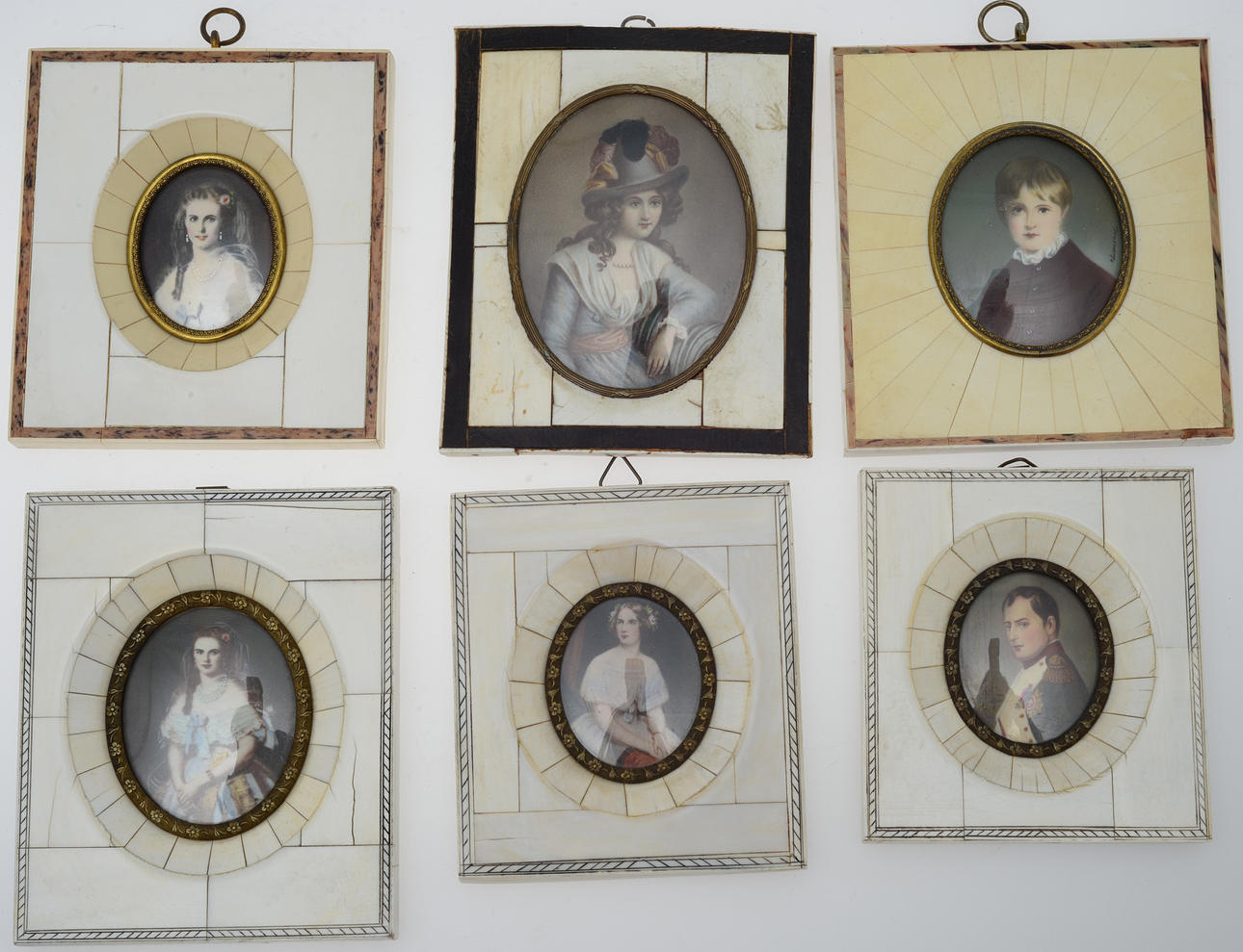 MINIATYRER, 6 st, 18/1900-tal.