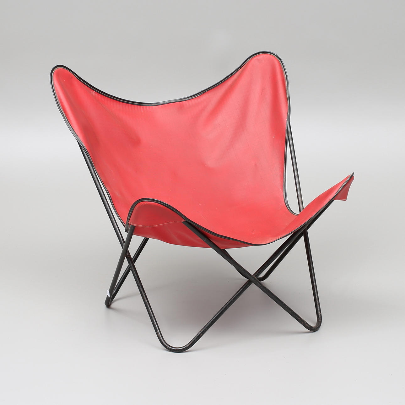 FLADDERMUSFÅTÖLJ, 1950/60-tal.