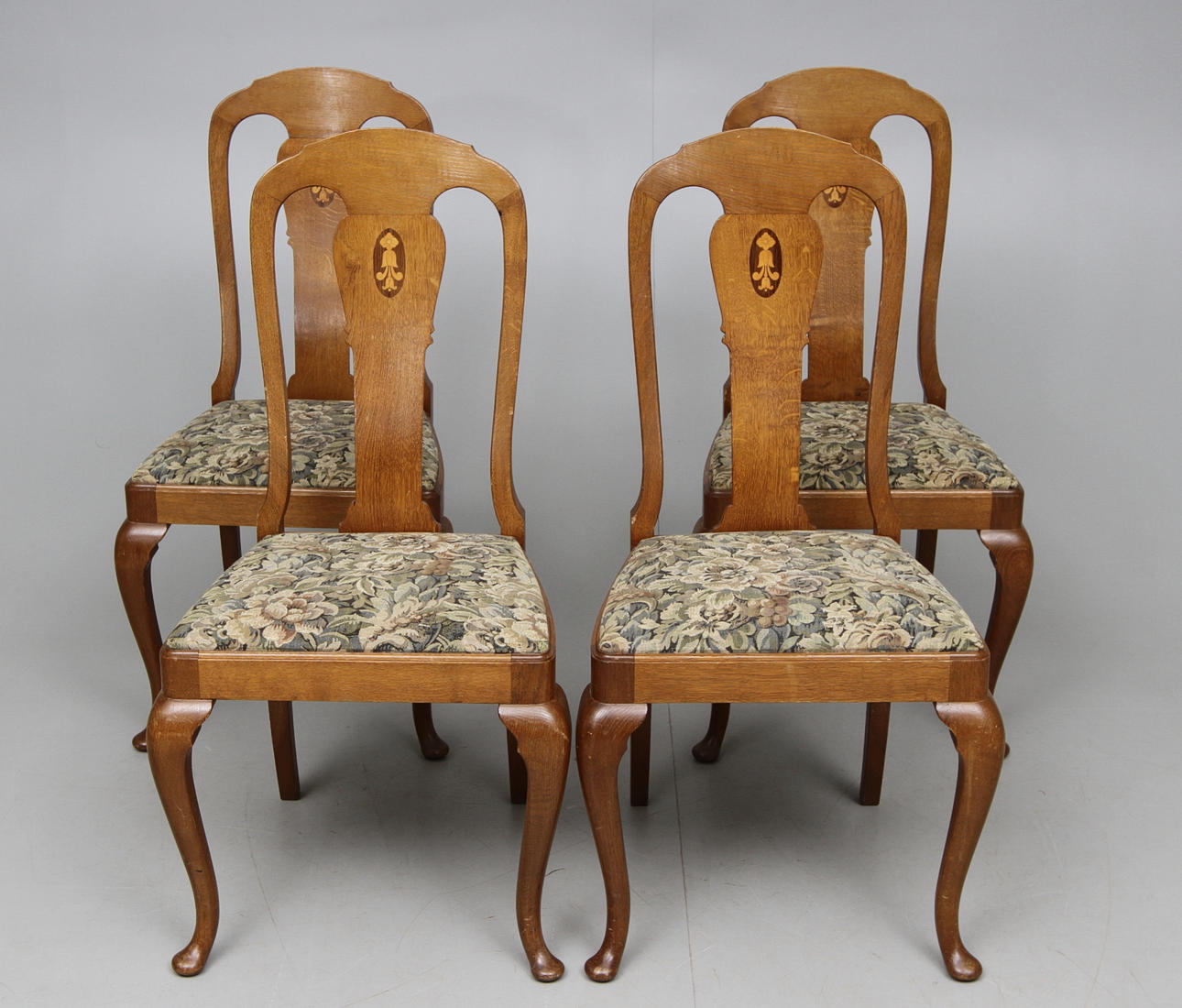 STOLAR, ek, 4 st, rokokostil, 1900 tal.