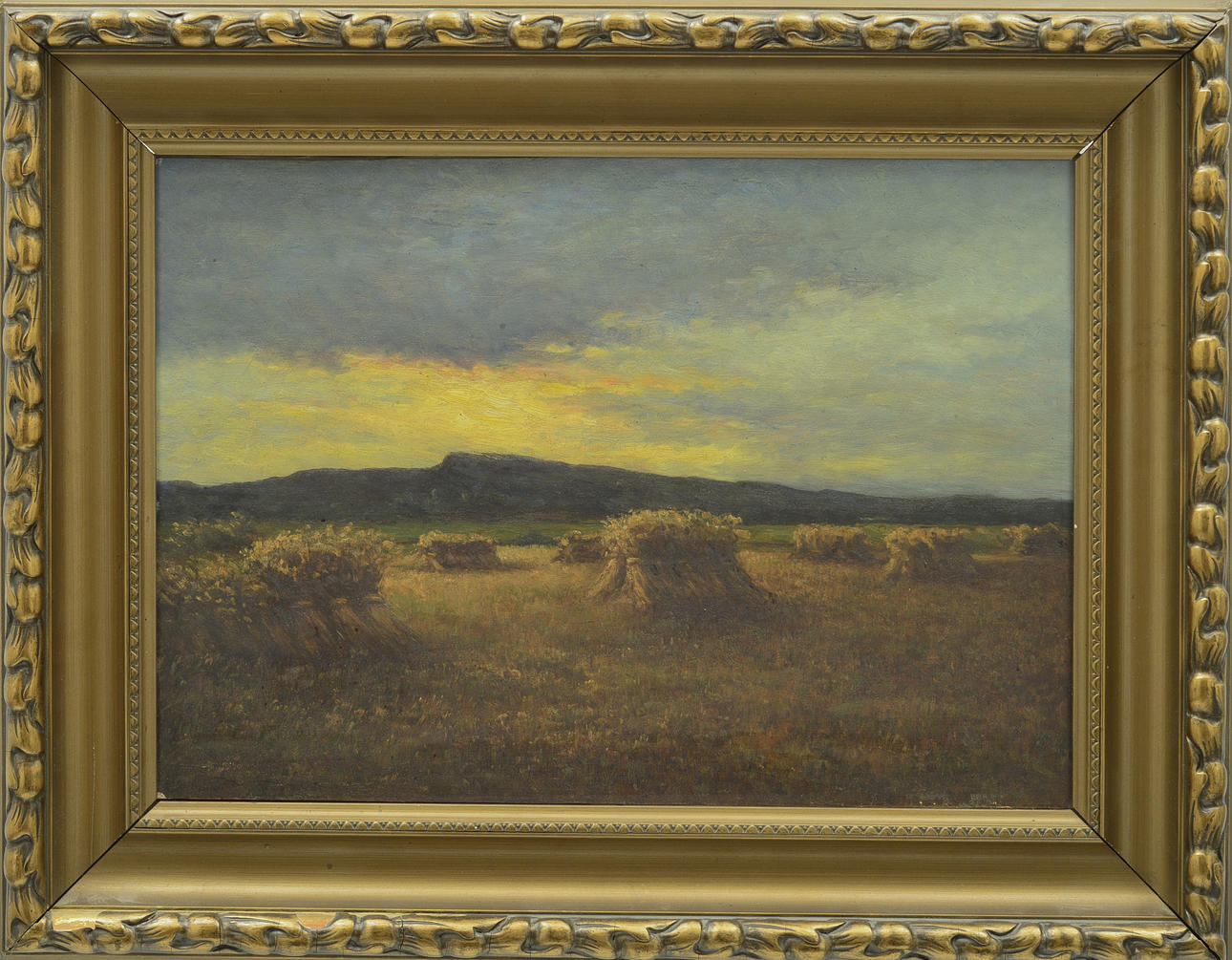 SEVERIN NILSON. Olja på pannå. Signerad.