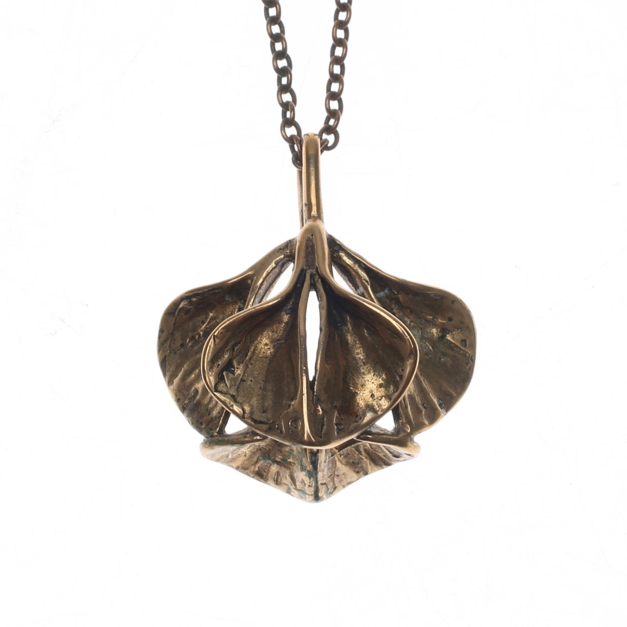 NECKLACE, bronze, marked RCN.
