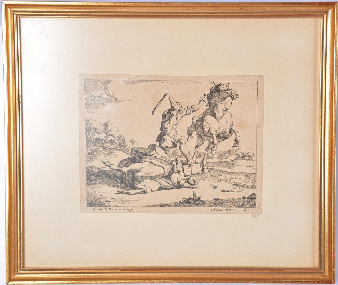 MARCUS DE BYE. Etching.